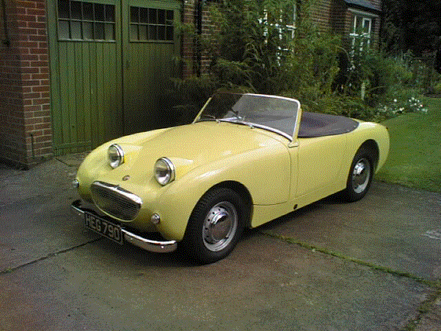 The rebuild of this very early Mk1 Sprite now complete here with just 21 The rebuild of this very early Mk1 Sprite now complete here with just 21